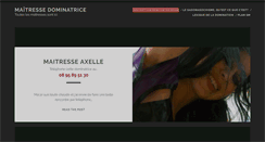 Desktop Screenshot of maitresse-dominatrice.com